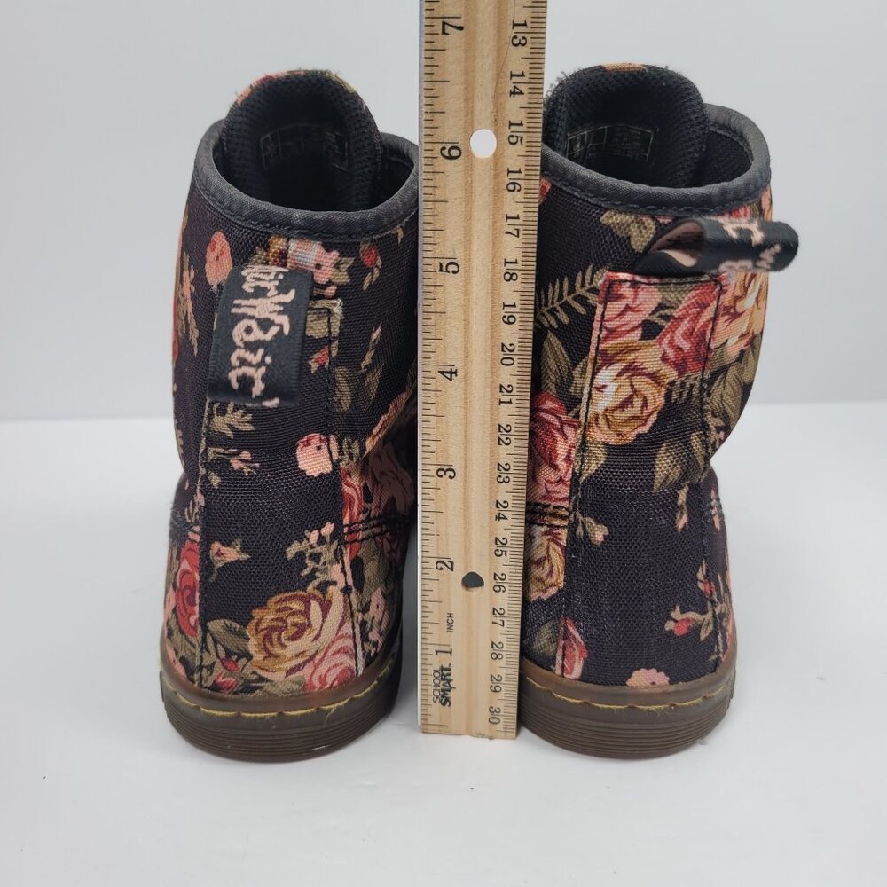 Dr. Martens Shoreditch Floral Women's Canvas Boots US Size 9 - Picture 7 of 9